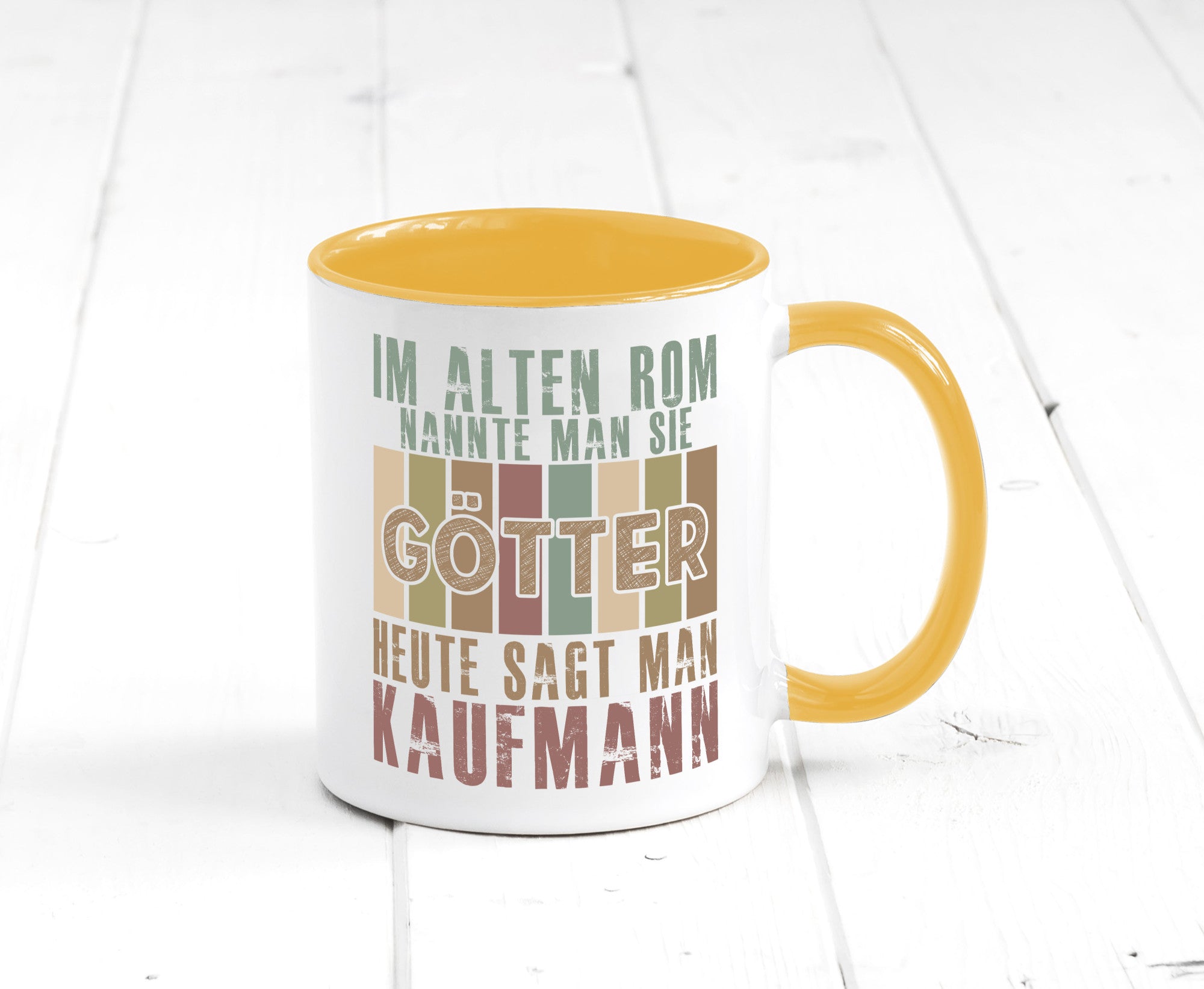 Heute sagt man: Kaufmann Kaufmänner lustig Humor Geschenkidee Geschenk Tasse