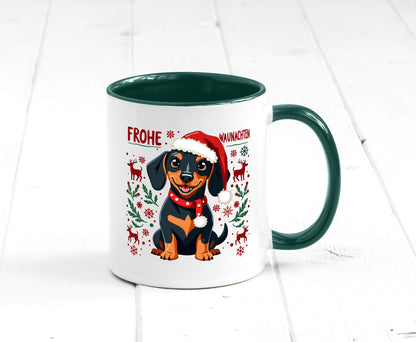 Frohe Waunachten | Ugly Christmas Weihnachtshund v2 Humor Tierliebhaber
