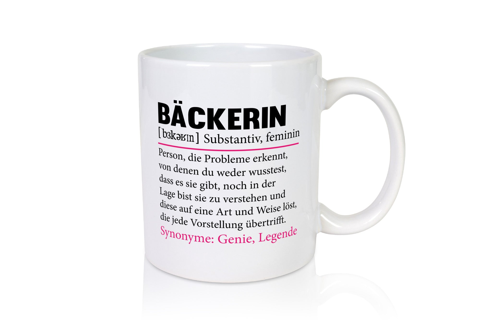 Bäckerin | Bäckerei Frauen Beruf Backen Geschenkidee Arbeit Kollegen Büro Humor