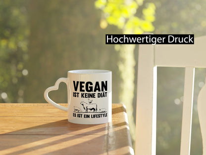 Vegan ist keine Diät es ein Lifestyle | Veganer Humor Geschenkidee Tasse