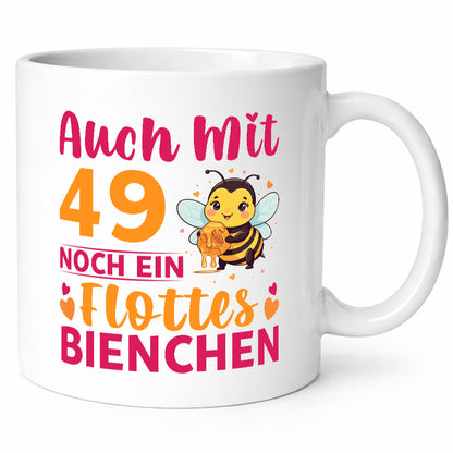 49. Geburtstag | Flottes Bienchen 49 Jahre Humor Geschenkidee Tasse