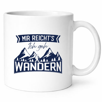 Ich geh wandern | Wanderer Berge Bäume Geschenkidee Humor Tasse
