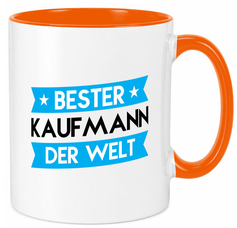 Bester Kaufmann Kaufmänner lustiger Spruch Geschenk Humor Geschenkidee Tasse