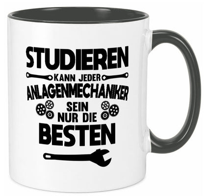 Nur die besten werden Anlagenmechaniker Humor Geschenkidee Tasse