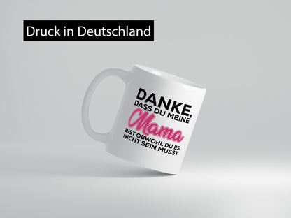 Mutter Liebe | Pflegemutter Tasse Stiefmutter Spruch lustiger Geschenk Familie