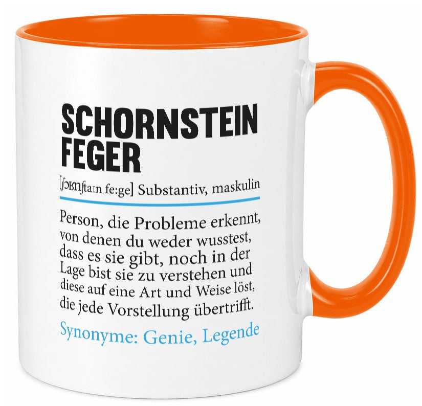 Schornsteinfeger | Kaminkehrer Handwerk Beruf Geschenk Arbeit Kollegen Büro Tasse
