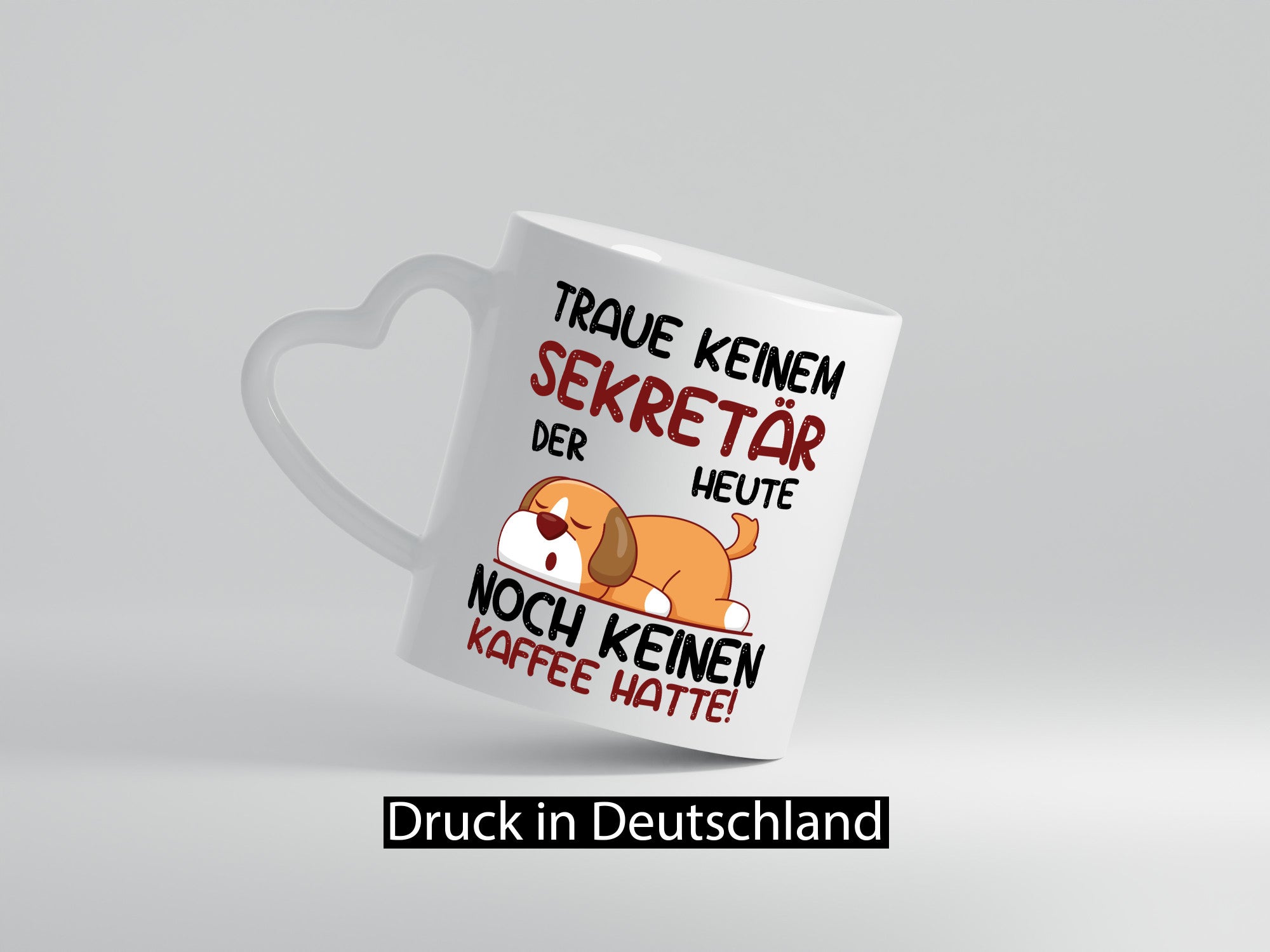 Traue keinem Sekretär | Büro lustiger Spruch Geschenk Arbeit Kollegen Tasse