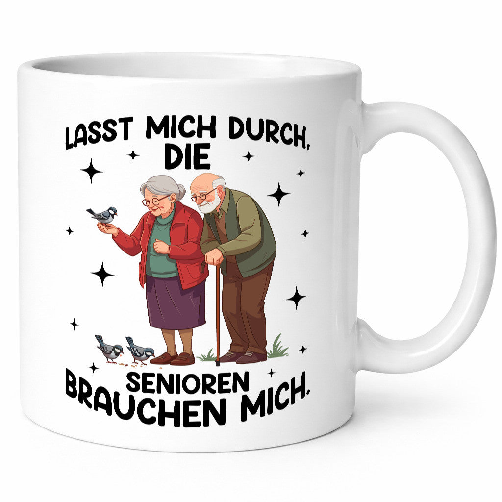 Senioren brauchen mich | Altenpflege Pflegekraft lustiger Spruch Geschenk Humor
