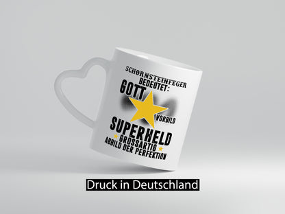 Bedeutung von Schornsteinfeger | Kaminkehrer Handwerk Humor Geschenkidee Tasse
