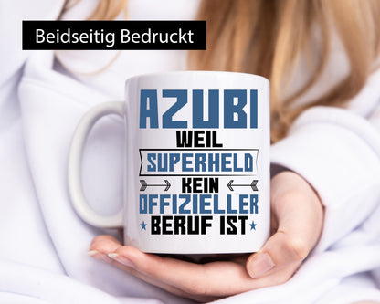Superheld Azubi | Ausbildung Lehre Lehrling lustig Humor Geschenkidee Geschenk