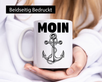 Moin Anker | Norddeutschland Tasse Norddeutscher Humor Geschenkidee