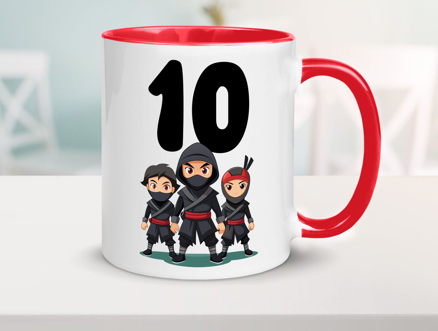 10. Geburtstag | 10 Jahre Ninja Humor Geschenkidee Tasse