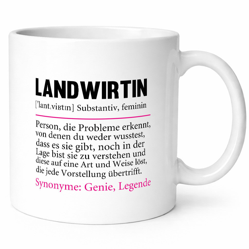 Landwirtin | Spruch Bäuerin Landwirtschaft lustig Humor Geschenkidee Geschenk