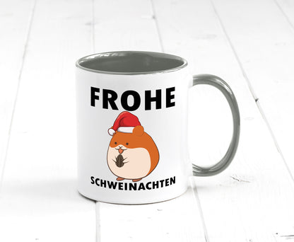 Frohe Schweinachten | Meerschweinchen Weihnachten lustiger Spruch Geschenk