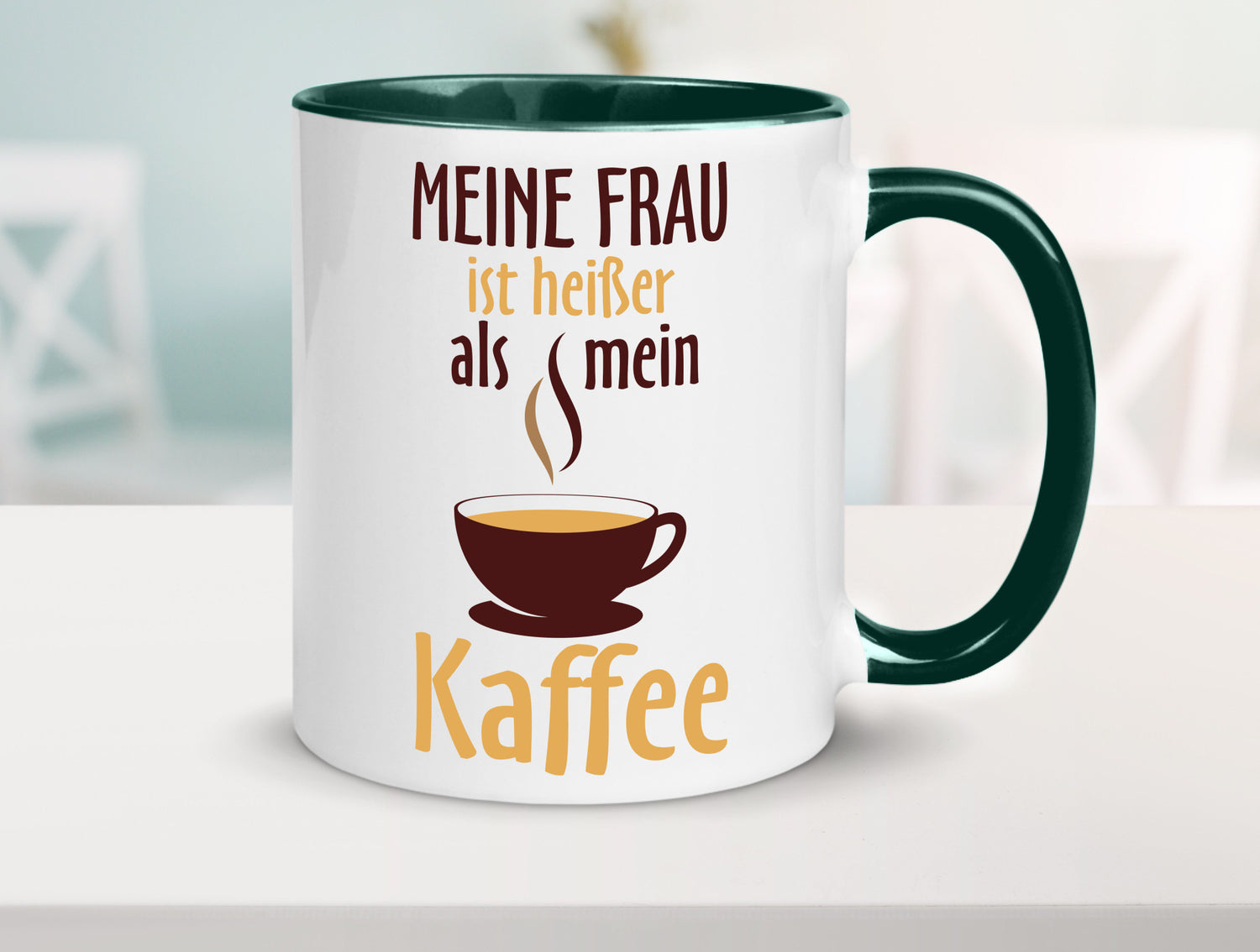 Meine Frau ist heißer als Kaffee | Ehe Partnerschaft Geschenk Humor