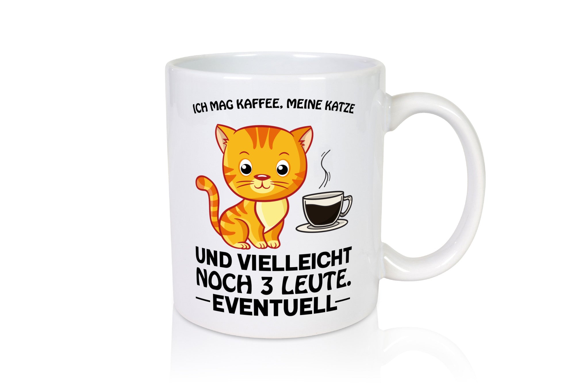 Ich mag Kaffee lustiger Spruch Geschenk Humor Geschenkidee Tasse