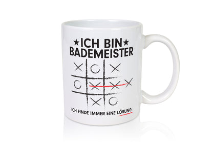 Lösung finden: Bademeister | Rettungsschwimmer v2 lustiger Spruch Geschenk