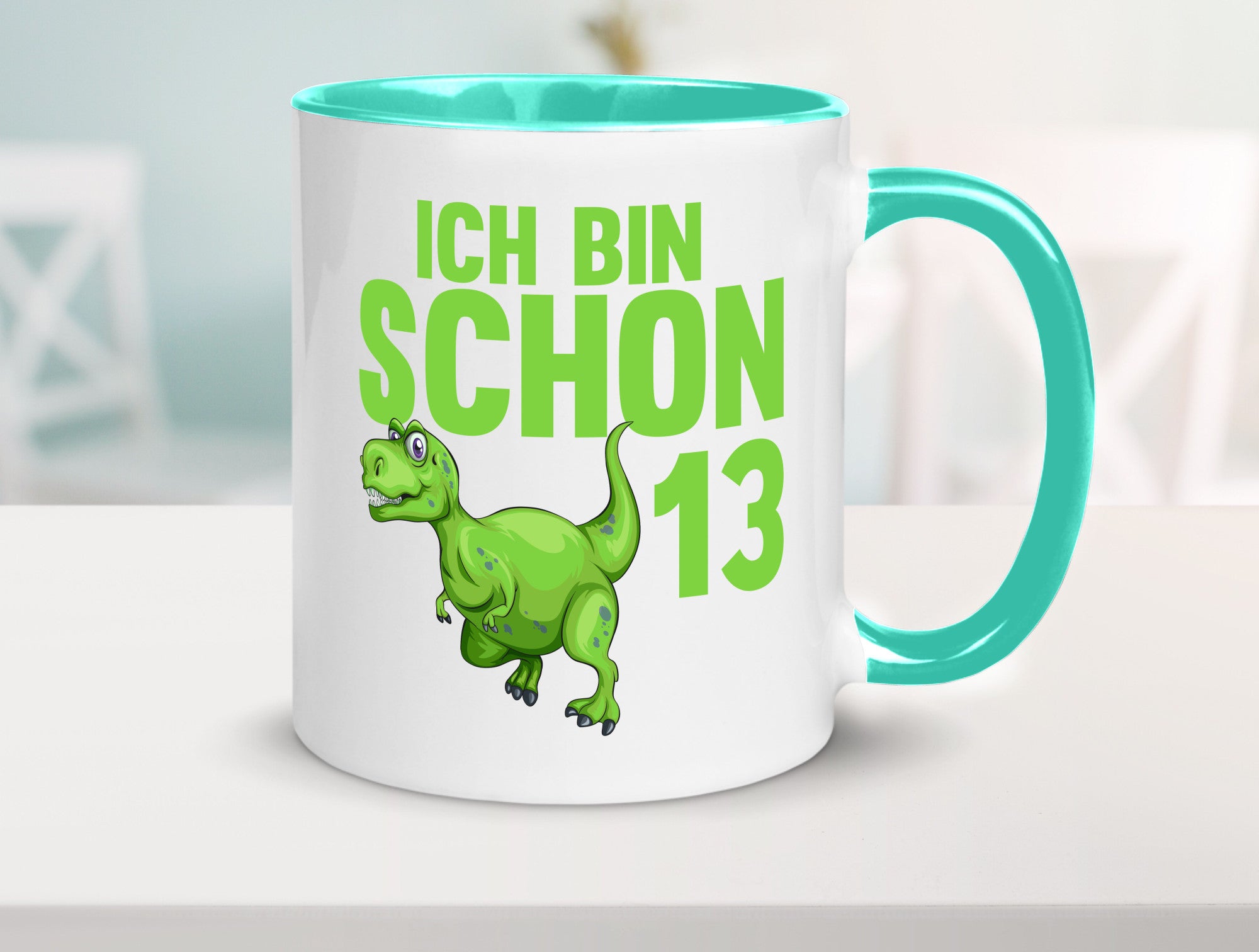 13. Geburtstag | 13 Jahre Dino Dinosaurier Humor Geschenkidee Tasse