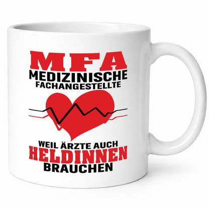 MFA weil ärzte auch Heldinen brauchen | Geschenk Humor Geschenkidee lustiger