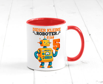 5. Geburtstag | 5 Jahre Roboter Junge lustiger Spruch Geschenk Geschenkidee