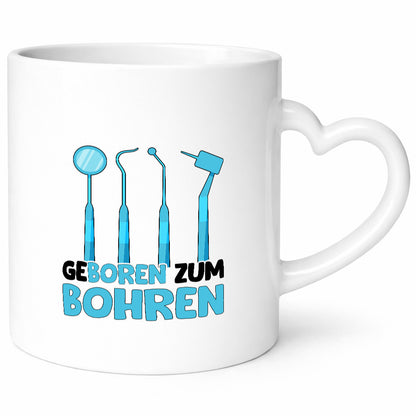 Geboren zum Bohren | Zahnarzthelferin Zahnarzt lustiger Spruch Geschenk Humor