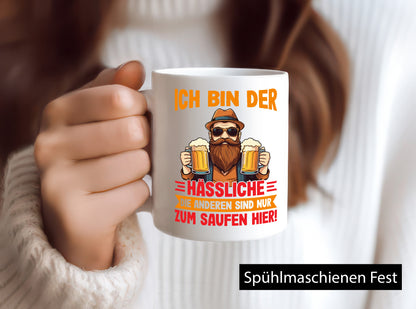 Ich bin der Hässliche | JGA Hochzeit Geschenkidee Humor Tasse