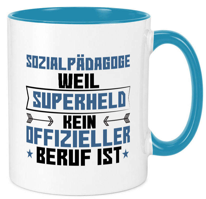Superheld Sozialpädagoge | Pädagoge lustig Humor Geschenkidee Geschenk Tasse