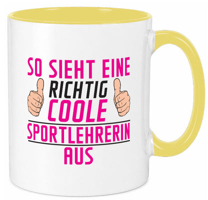 Richtig Coole Sportlehrerin | Lehrer Sport Geschenk Humor Geschenkidee lustiger