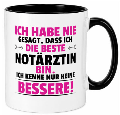 Die Beste Notärztin | Ärztin Humor Geschenkidee Tasse