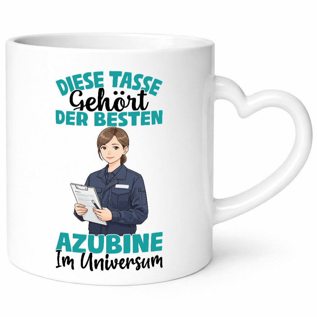 Im Universum: Azubine | Ausbildung Lehre Lehrling Geschenkidee Humor Tasse