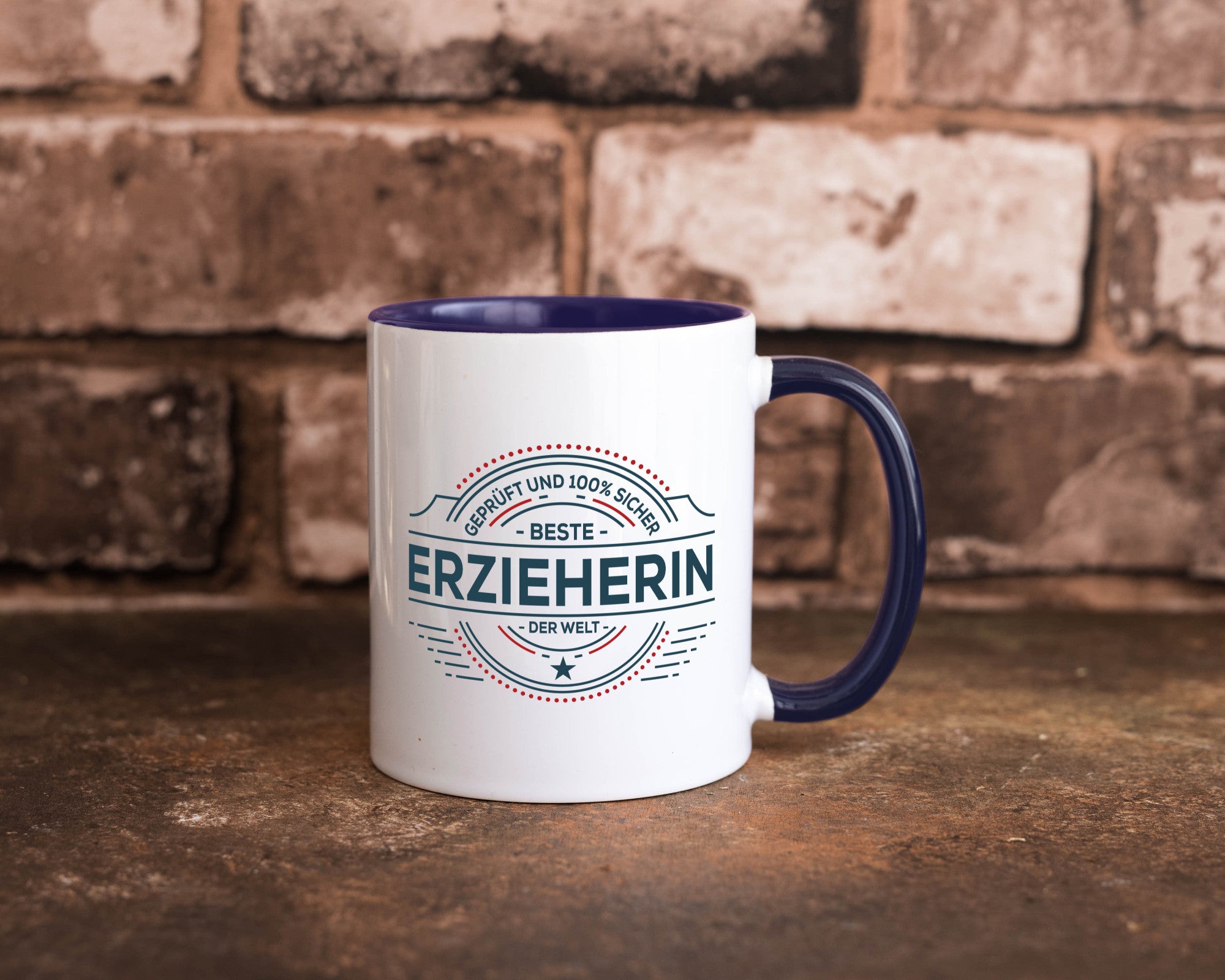 Geprüft und sicher: Erzieherin | Pädagogin Schule Geschenk Humor Geschenkidee