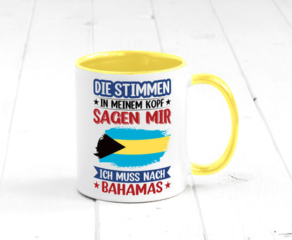 Bahamas | Urlaub Stimmen in meinem Kopf Traumland Geschenk Humor Geschenkidee