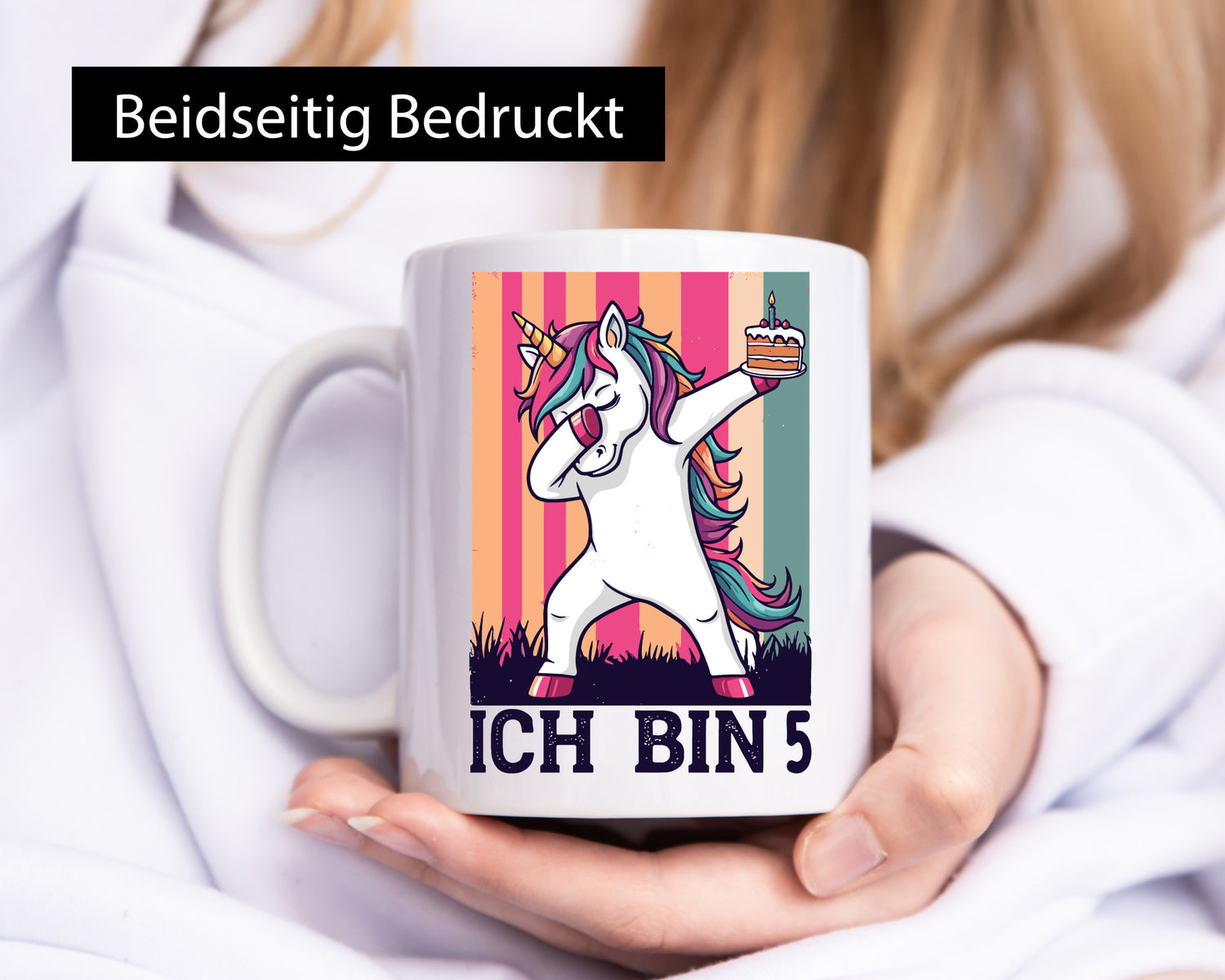 5 Geburtstag | Einhorn Damping Mädchen Humor Geschenkidee Tasse