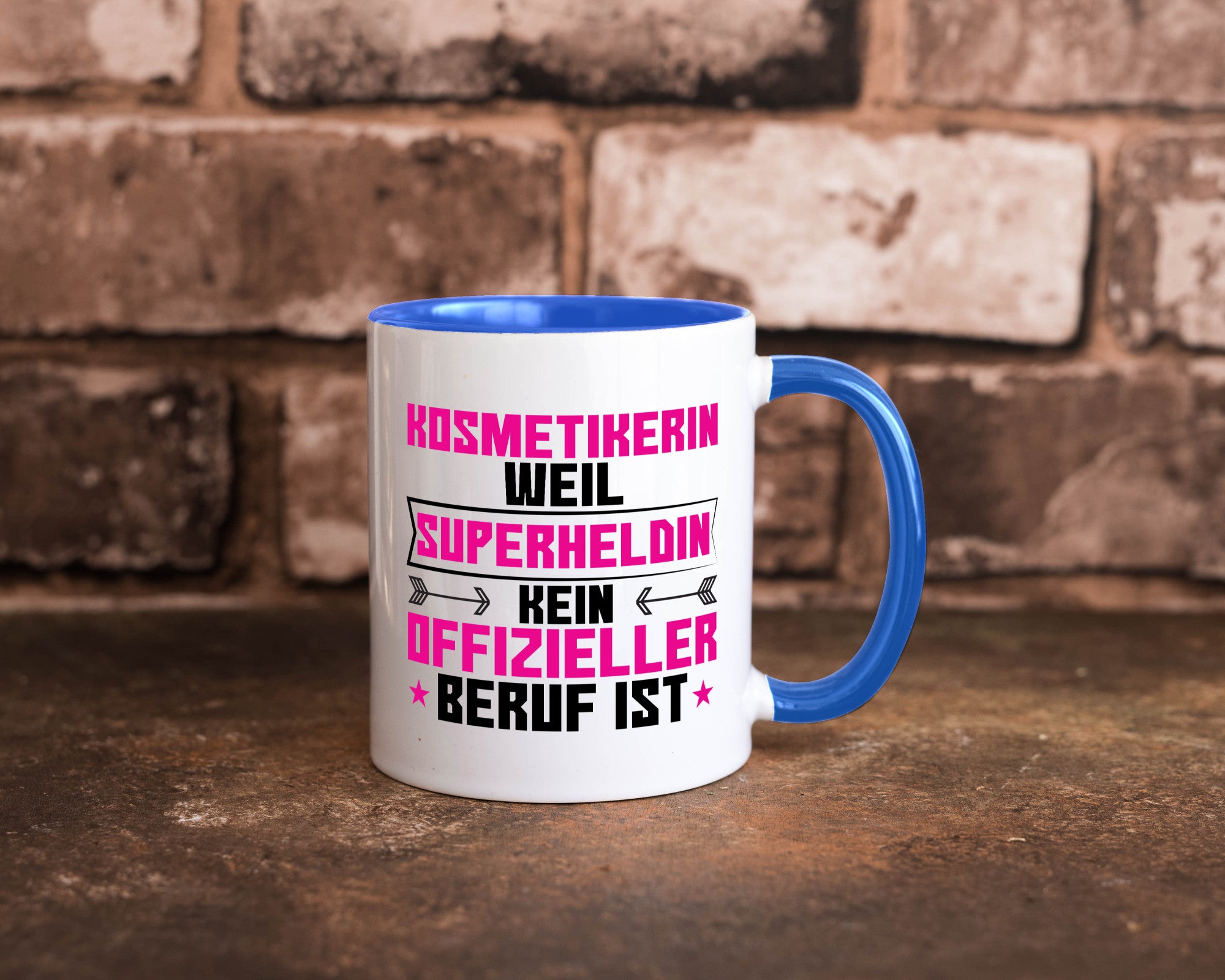 Superheldin Kosmetikerin | Kosmetik Stylistin Visagistin Geschenk Humor