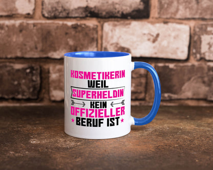 Superheldin Kosmetikerin | Kosmetik Stylistin Visagistin Geschenk Humor