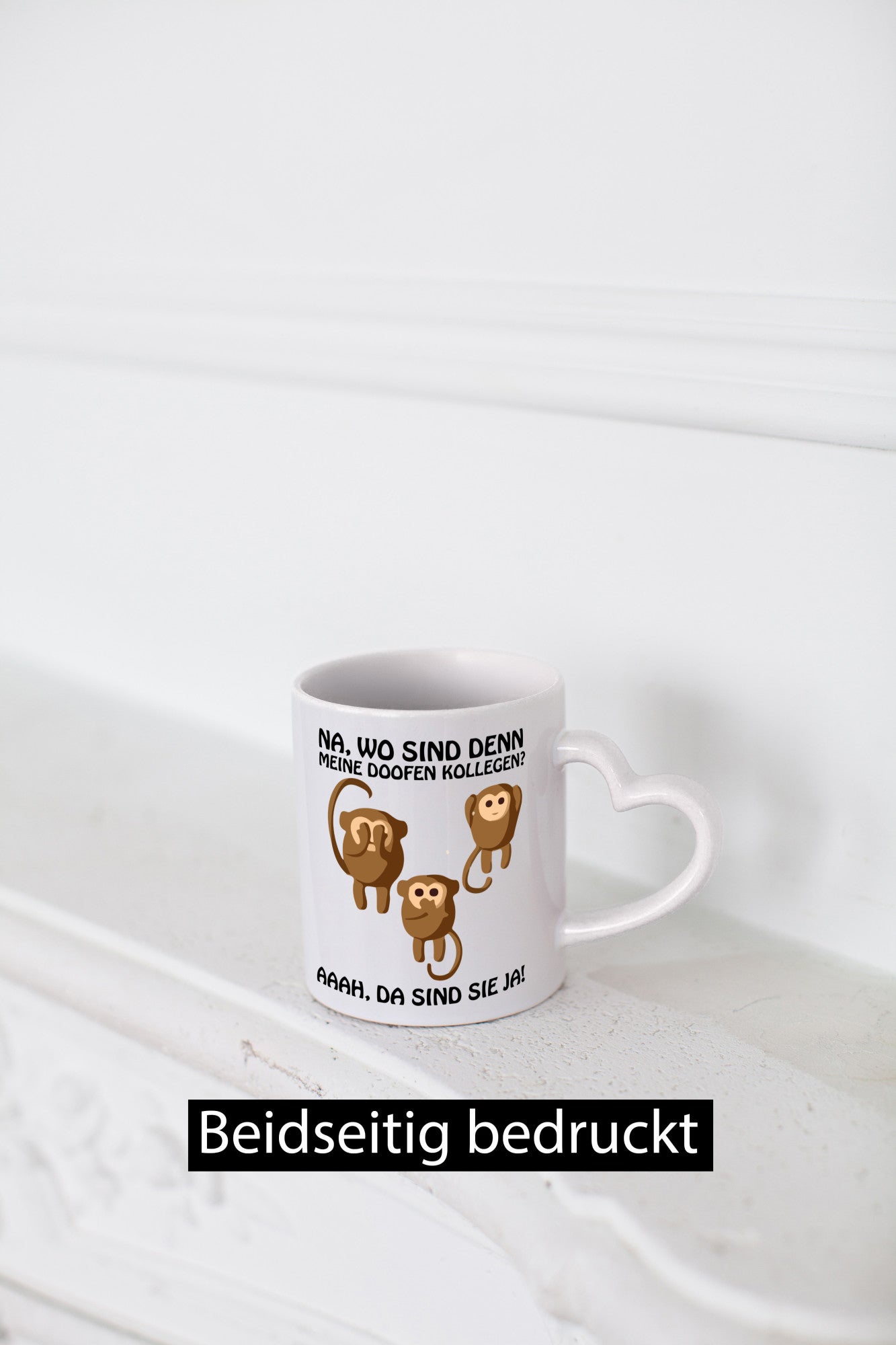 Wo sind denn meine doofen Kollegen Humor Arbeit Büro Geschenkidee Tasse