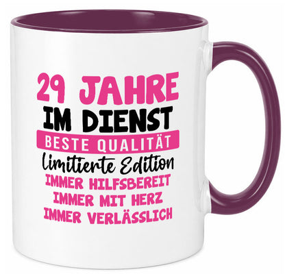 29 Jahre im Dienst | Jubiläum Arbeit v10 Geschenk Kollegen Büro lustiger Spruch