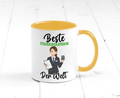 Beste Steuerberaterin | Steuer Beratung v2 Geschenkidee Humor Tasse
