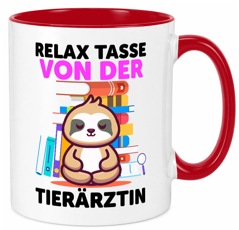 Relax Tasse: Tierärztin | Mediziner Tiermedizin Humor Tierliebhaber