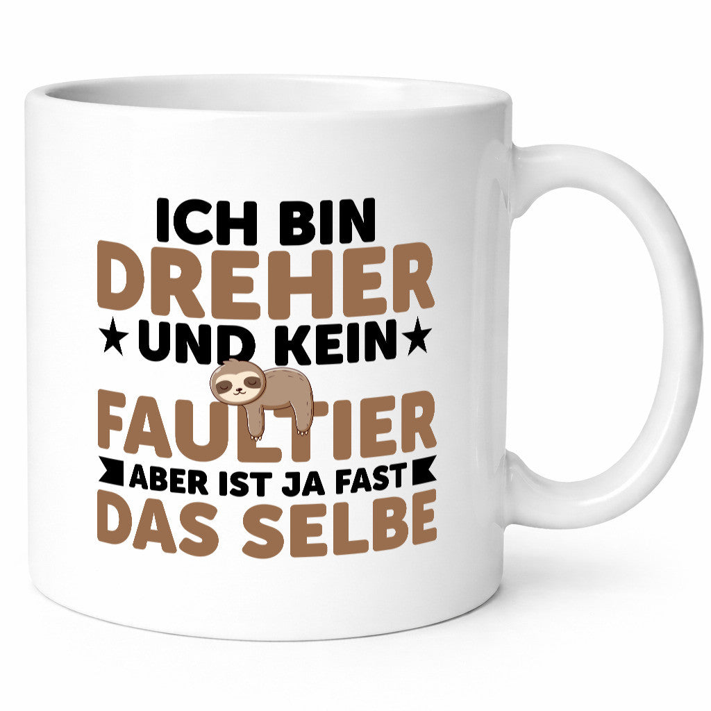 Ich bin kein Faultier: Dreher | Fräser Geschenk Tierliebhaber Humor lustiger