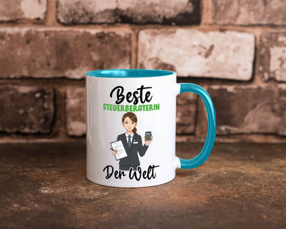 Beste Steuerberaterin | Steuer Beratung v2 Geschenkidee Humor Tasse