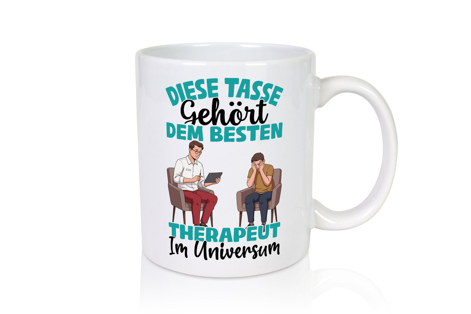 Im Universum: Therapeut | Psychotherapie Therapie Humor Geschenkidee Tasse