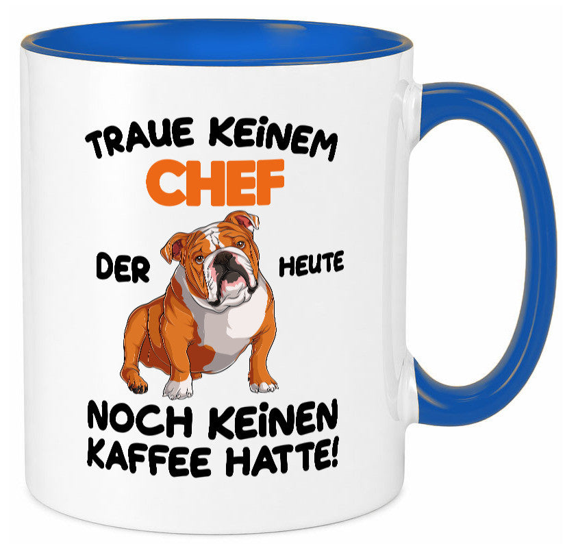 Traue keinem Chef lustiger Spruch Geschenk Arbeit Kollegen Büro Tasse