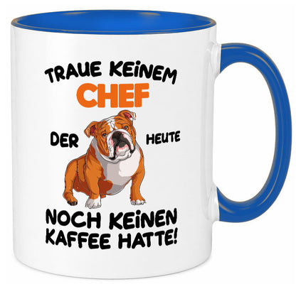 Traue keinem Chef lustiger Spruch Geschenk Arbeit Kollegen Büro Tasse