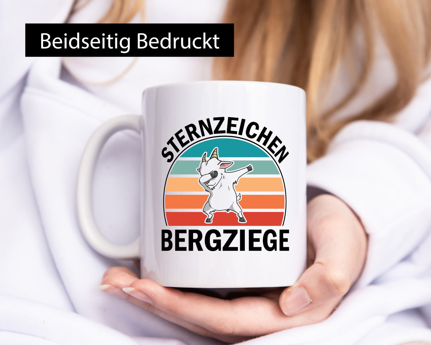 Sternzeichen Bergziege | Berge wandern Wanderer v2 Humor Geschenkidee Tasse