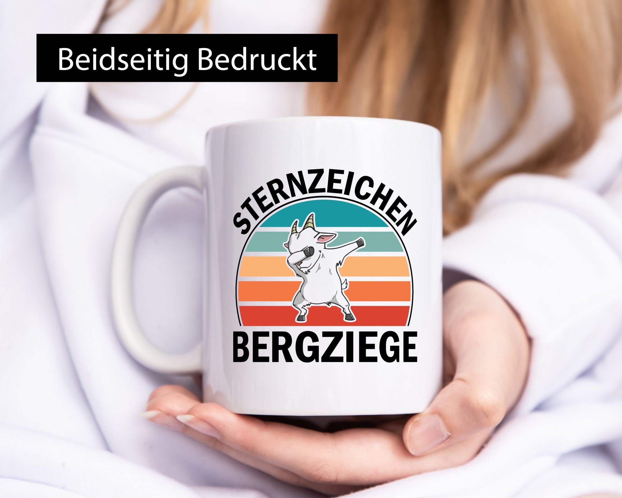 Sternzeichen Bergziege | Berge wandern Wanderer v2 Humor Geschenkidee Tasse