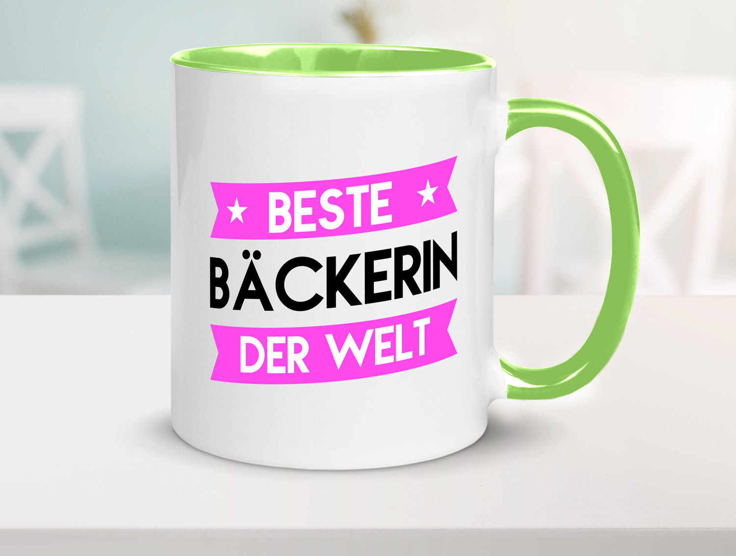 Beste Bäckerin | Bäckerei Frauen Backen lustig Humor Geschenkidee Geschenk Tasse