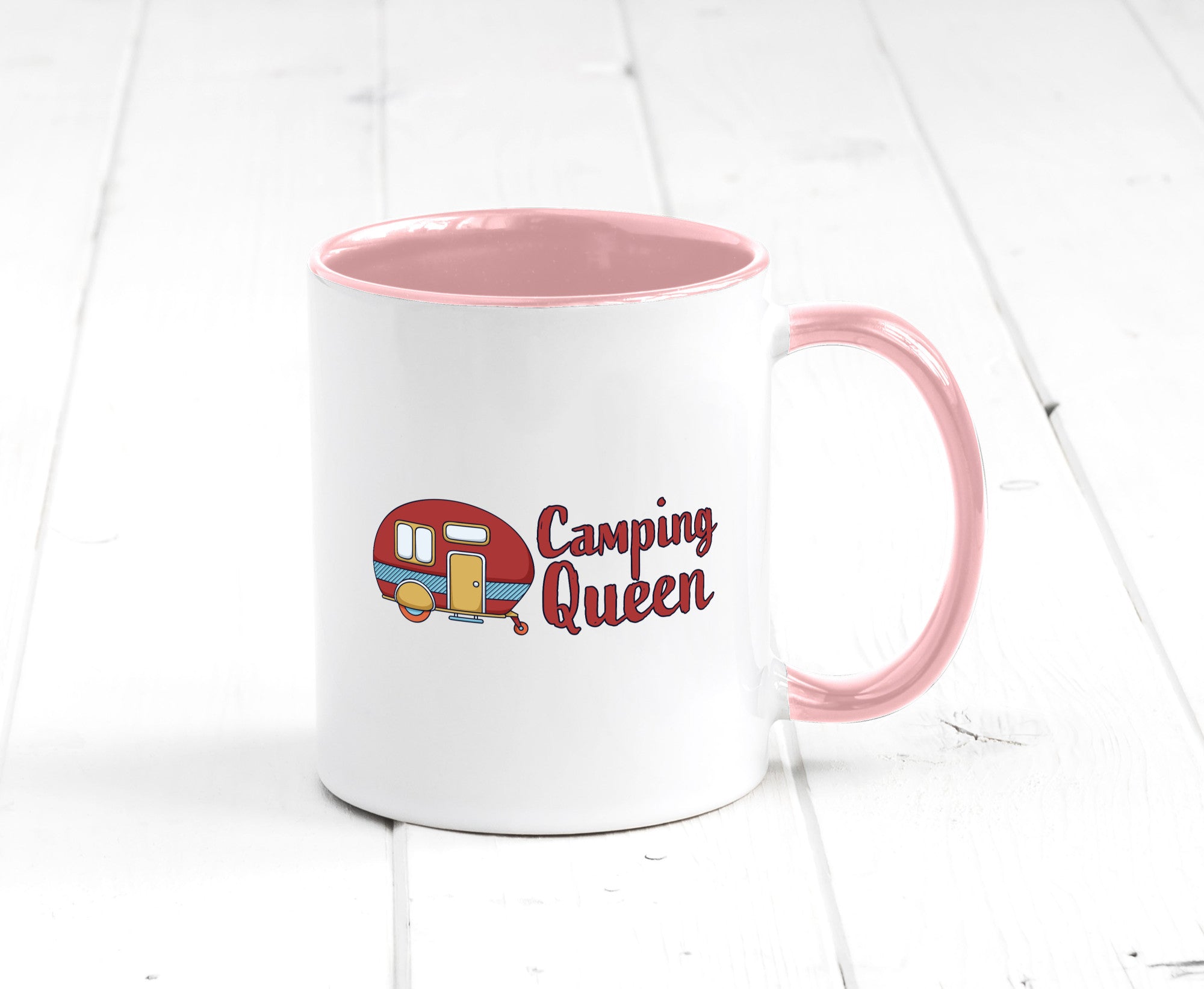 Camping Queen | Wohnanhänger Geschenk Humor Geschenkidee lustiger Spruch Tasse