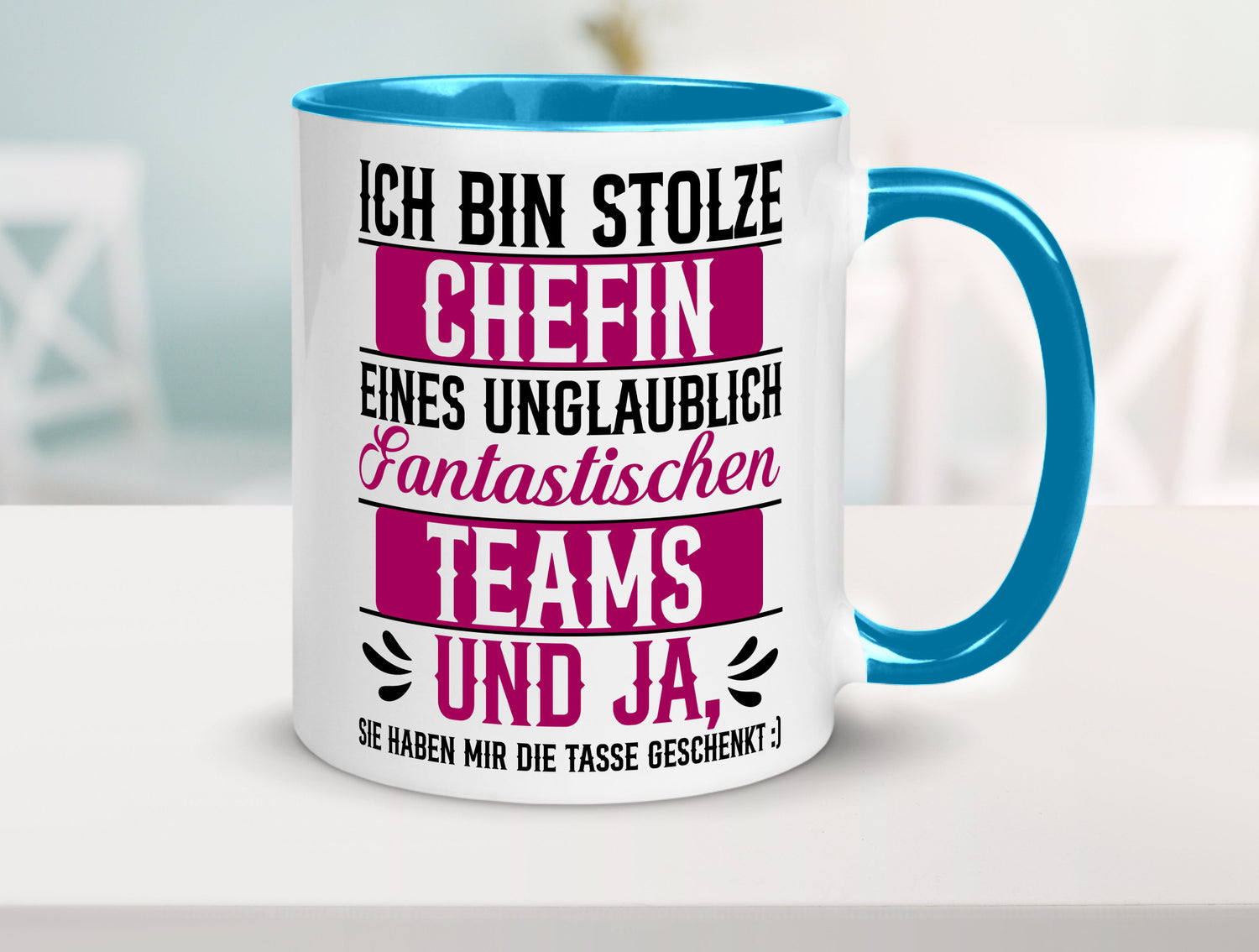 Stolze Chefin | Tolles Team Mitarbeiter lustig Arbeit Kollegen Büro Geschenk