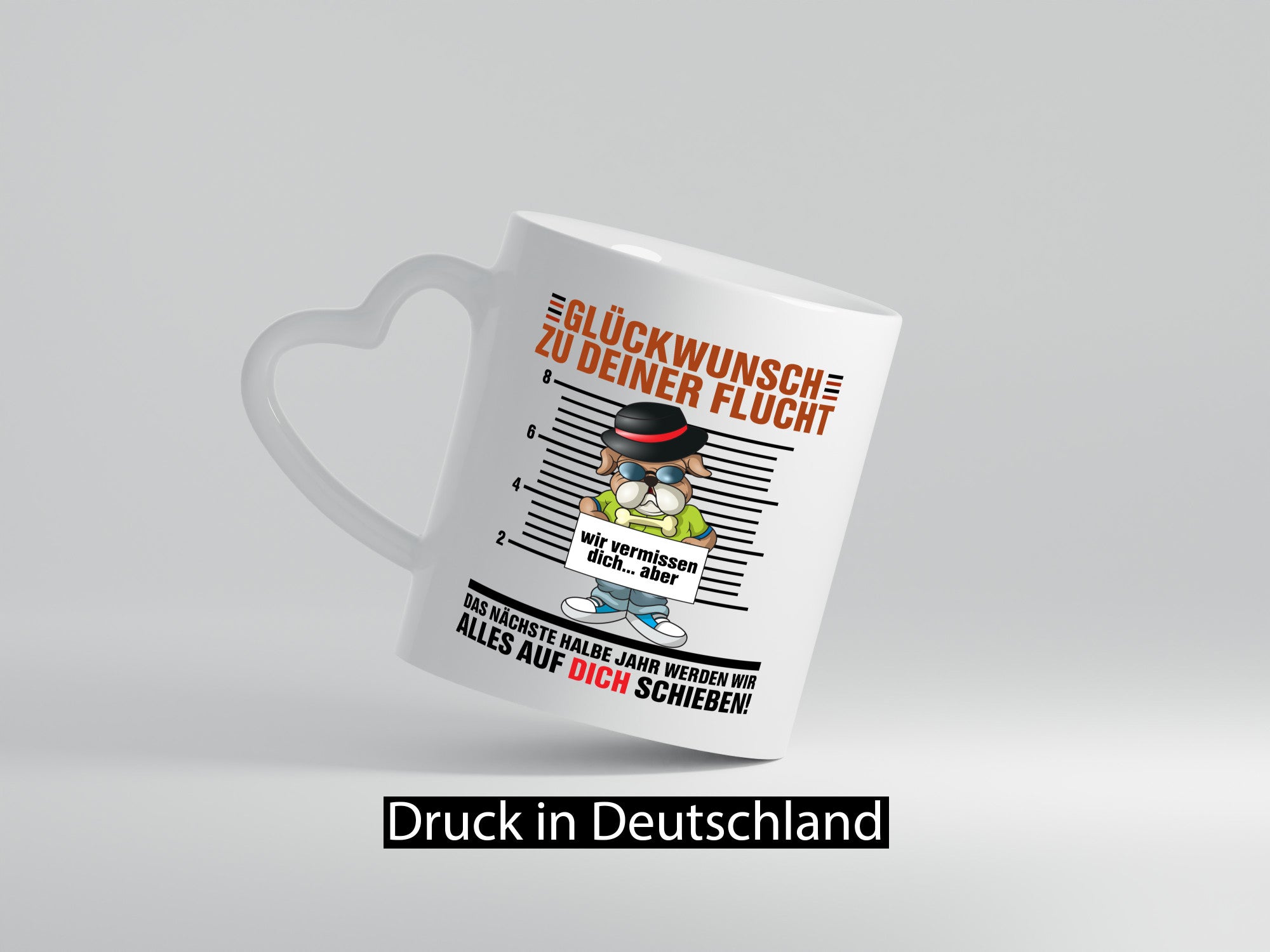 Glückwünsch zu deiner Flucht | Abschied Kollegen Arbeit lustiger Spruch